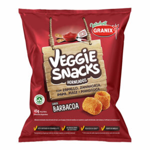 VEGGIE SNACKS SABOR BARBACOA X 45 GRS GRANIX