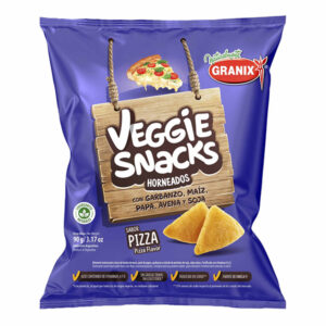 VEGGIE SNACKS SABOR PIZZA X 45 GRS GRANIX