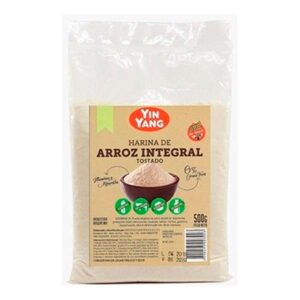 Harina de Arroz Integral Tostada SIN TACC 500g Yin Yang